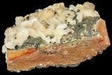 Cerussite Crystals On Galena - Morocco #82364-1